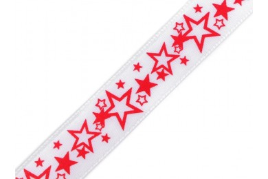 Stuha atlasová hvězdy šíře 16mm