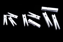 Dřevěný kolíček 30mm bílý 