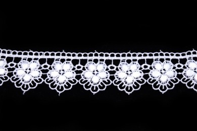 Krajka paličkovaná 3169 šíře 3,5cm bílá