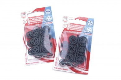 Stiskací knoflíky MIA (5) 13mm karta 12ks černá