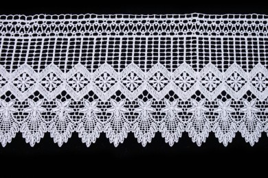 Krajka paličkovaná 3225 šíře 13,5cm bílá