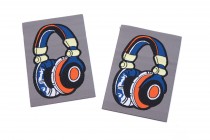 Aplikace nažehlovací IV741 sluchátka vel.5x7cm