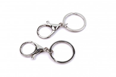 Karabina kovová s kroužkem nikl