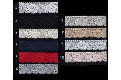 Krajka elastická 1124 šíře 40mm