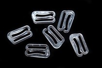 Ramínkový háček G plastový 16mm čirý