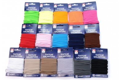 Pruženka klobouková V karta 5m šíře 3mm