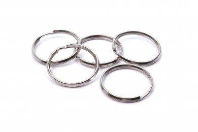 Kroužek na klíče 30mm nikl