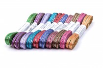 Stuha lurexová torsade šíře 3mm MIX