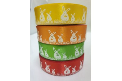 Stuha velikonoční zajíc šíře 24mm
