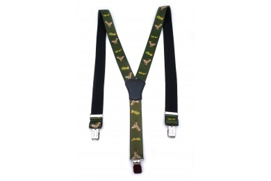 Šle pánské vzor Y šíře 40mm /120cm myslivecký potisk 02