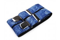 Šle pánské vzor Y šíře 40mm /120cm džínový potisk