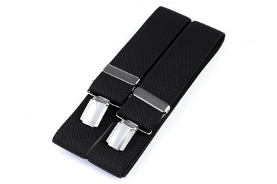 Šle pánské vzor Y šíře 40mm /120cm černé