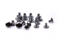 Opaskový šroubovací nýtek šíře 9mm černý nikl