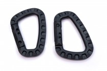 Karabina plastová D 85x56mm