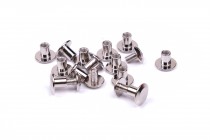 Opaskový šroubovací nýtek šíře 9mm nikl