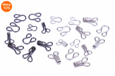 Háčky a očka mix velikostí